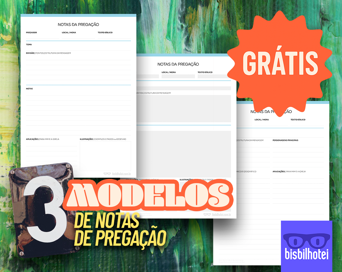 Notas de Pregação/Sermão para ADULTOS